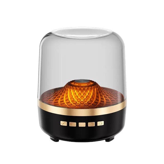 Mini coluna Bluetooth portátil com graves e leitor de cartões