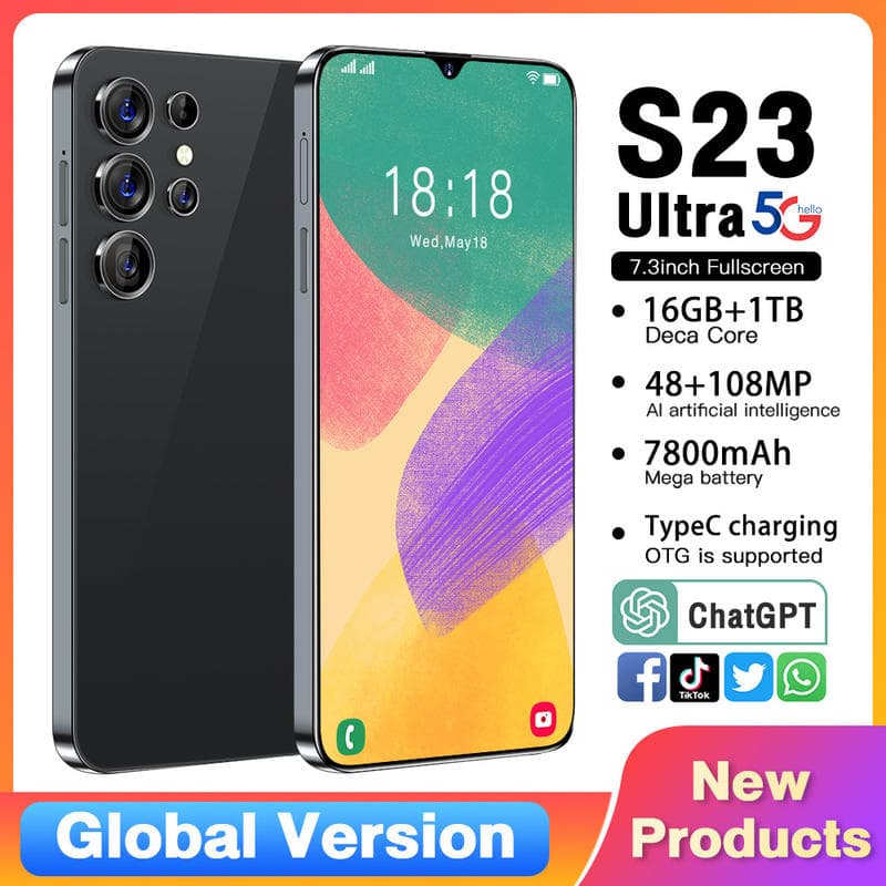 Smartphone S23 Ultra 16GB+1T Android