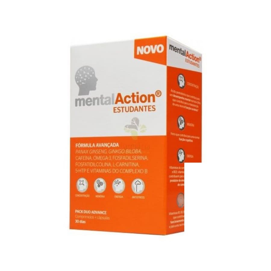 MENTALACTION ESTUDANTES 30 COMP + 30 CAPS